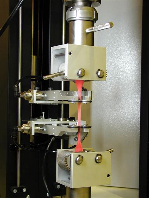 tensile test with extensometer|gauge length of extensometer.